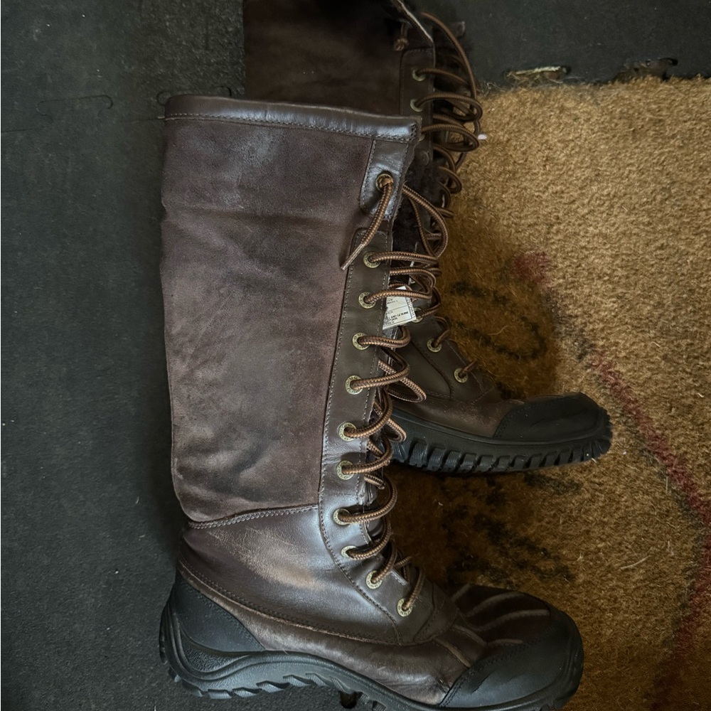 UGG Women's Brown Leather Boots